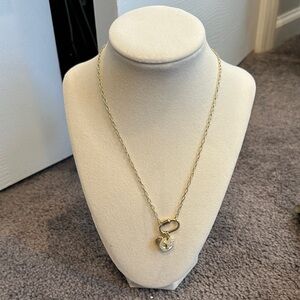 Electric Picks Elegant Gold Necklace with Charms